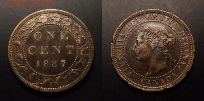 2 - Канада – 1 цент (1887) «Виктория»