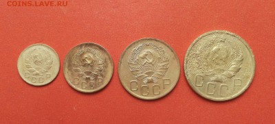 1,2,3,5 коп 1936 хорошие  до 20 марта - 1936 1