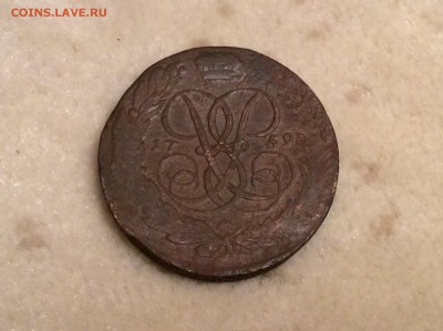 5 копеек 1759 года БЕЗ БУКВ - image