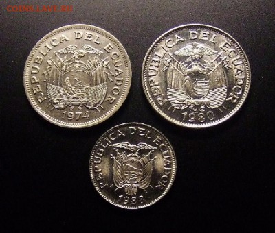 2 - Эквадор (набор - 1 сукре 74, 80 и 88) (3 шт.) А