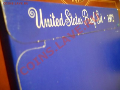 Набор США 1972 (твёрдый, запечатан, с конвертом) оценка - DSCN0273 упаковка набор США 1972.JPG
