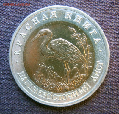 Красная книга 50 руб 1993 Дальневосточный аист - Аист-1