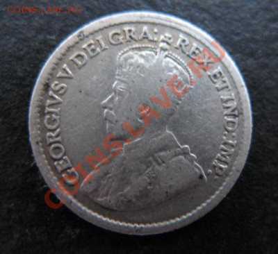 1919 г, Канада, 5с, серебро, до 26.10 в 21-30 мск - 1919 кан 5а