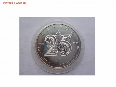 КАНАДА 5 долл. юбилейные, 31,1 гр. серебра до 22-00 21.03.16 - товар 5865