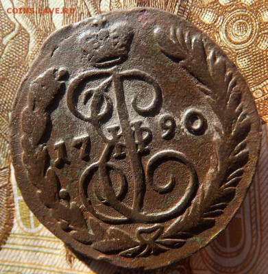 полушка, деньга копейка 1766-90 ем - DSCF1447.JPG