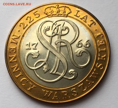 БИМ ПОЛЬША1991 20000zł 225 летВаршавскомуМонетномуДвору UNC - варш