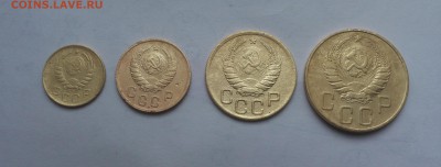1,2,3,5 коп 1940 хорошие  до 22 марта - 1940 с2