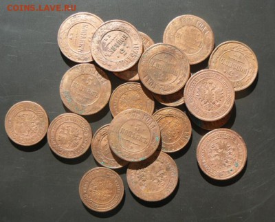 5коп-11 шт.3коп-8шт.Образца 1867-1916г до 22 00  24.03.16 - P1100001.JPG