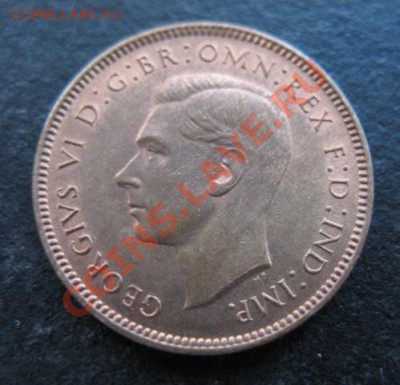 1946 г, Британия, фартинг, до 26.10 в 21-30 мск - 1946 брит фар а