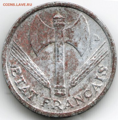 Франция. 1 франк 1942 г. до 24.00 25.03.16 г. - Scan-160315-0017