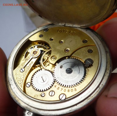 часы карманные- OMEGA- с пробой и клеймом до 21.03.16в 22-00 - 1 мех