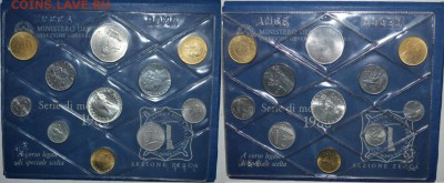 Италия. Набор монет 1980г. с жетоном. до 22.03 - 22,00 - Италия. Набор монет 1980г. с жетоном и серебром