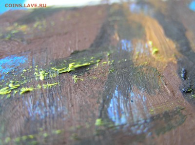 Картина "Дерево, снег, лучи солнца" картон масло. 24*28 см. - P1010174.JPG