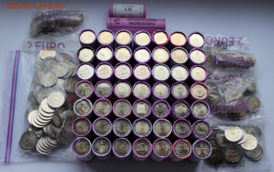 BU; роллы (2€ Х25);наборы и др.░▒█ - 2 Euro UNC