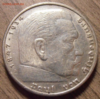 5 марок 1937, Гинденбург, до 23.03.2016 в 22-00 Мск - P1010023.JPG