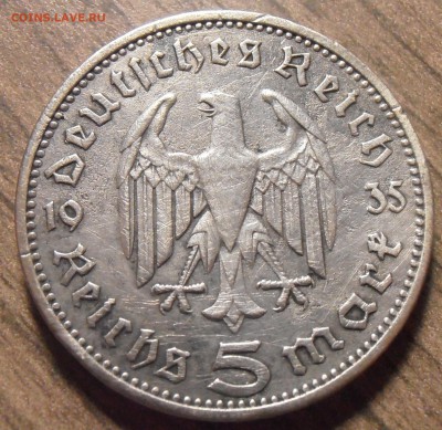 5 марок 1935, Гинденбург, до 23.03.2016 в 22-00 Мск - P1010038.JPG