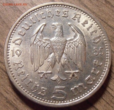 5 марок 1935, Гинденбург, до 23,03.2016 в 22-00 Мск - P1010040.JPG