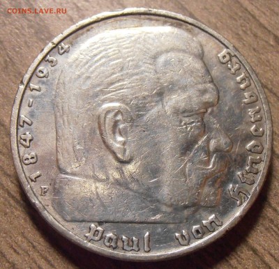 5 марок 1935, Гинденбург, до 23.03.2016 в 22-00 Мск - P1010043.JPG