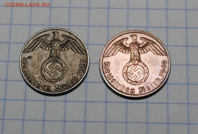 2Х1 Рейхспфеннигов 1937,40 гг. до 23.03.16 - DSC_0828.JPG