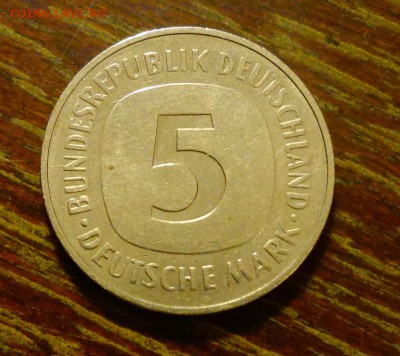 ФРГ - 5 марок 1983 г. до 25.03, 22.00 - ФРГ - 5 марок 1983