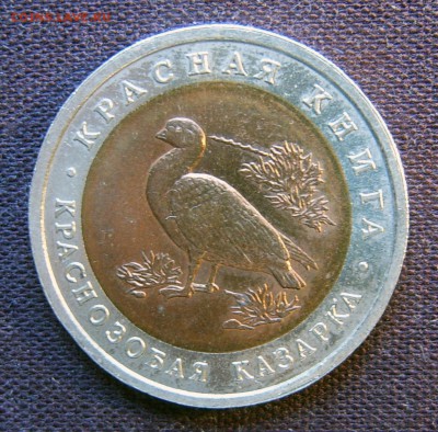 Красная книга 1992 года две монеты (Тигр и Казарка) - Казарка-2-1