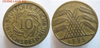 9.Разная инострань по фиксу - 9 7 Германия 10 пф 1925 F    365
