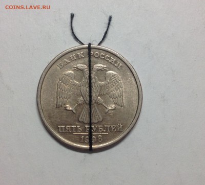 5 рублей 1998 сп - поворот 90 градусов - image
