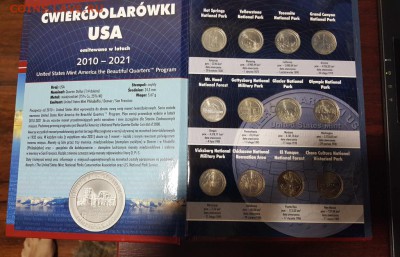 Набор монет 25 центов национальные парки США альбоме - 20160320_091156