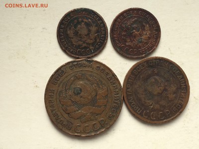 лот 1,2,3,5 коп 1924 года аук. короткий - IMG_0648.JPG