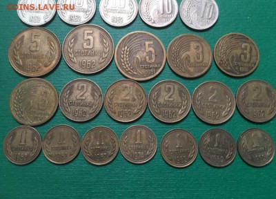 Лот монет Болгарии 33 шт - image