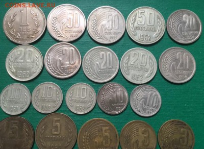 Лот монет Болгарии 33 шт - image