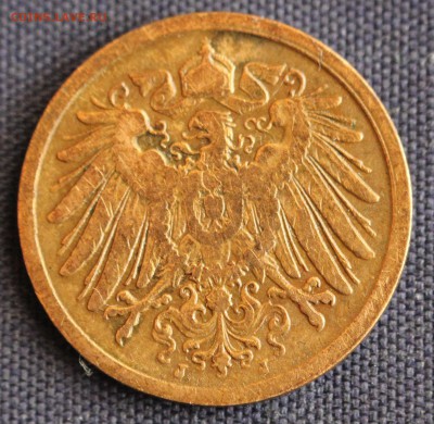 С 1 руб. КАЙЗЕРРЕЙХ 2 пфеннига 1916г."J" до 26.03 в 22-00 - IMG_0674.JPG