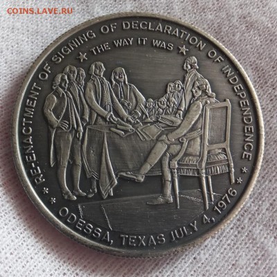 Жетон USA BIRTHDAY 200. Odessa, Texas July 4, 1976 - DSCF7482.JPG