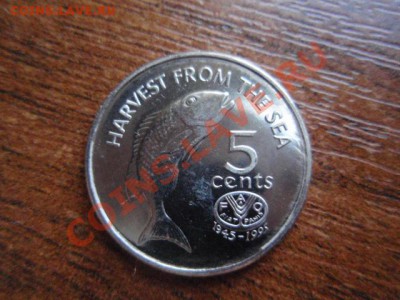 Фиджи 5 центов 1995 ФАО "селедка"  UNC до 26.10 в 21.00 М - PA234819.JPG