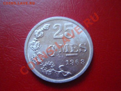 Люксембург 25 сантимов 1968  UNC до 26.10 в 21.00 М - PA234773.JPG