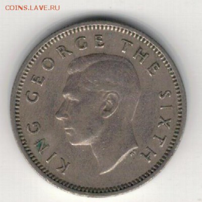 Н.ЗЕЛАНДИЯ 6 ПЕНСОВ 1952 ПТИЦА ГУЙЯ 24.03 В 22.00МСК (В74) - 4-нз6п52