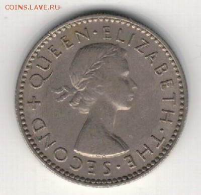Н.ЗЕЛАНДИЯ 6 ПЕНСОВ 1954 ПТИЦА ГУЙЯ 24.03 В 22.00МСК (В74) - 4-нз6п54