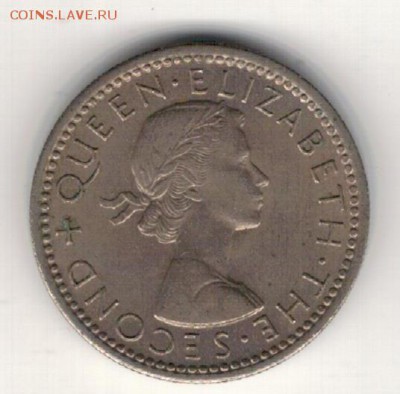 Н.ЗЕЛАНДИЯ 6 ПЕНСОВ 1964 ПТИЦА ГУЙЯ 24.03 В 22.00МСК (В74) - 4-нз6п64