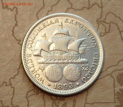 2 доллара 1893 г. Колумб, до 25.03.16 в 22:00 МСК - 5