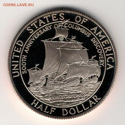 2 ДОЛЛАРА 1992 КОЛУМБ ДО 24.03.16 В 22.00 (В49) - 4-сша92а