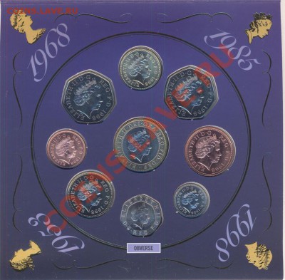 Наборы Англии - 1998-1