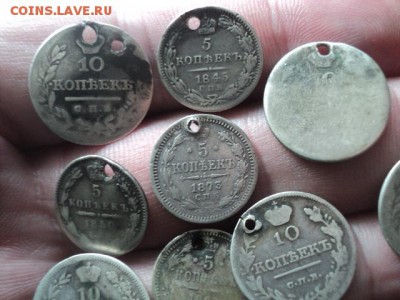 5-10 копеек 19 века из одной ямки  ок. 21.03.16  23-00 мск - DSC00965.JPG