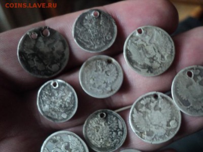 5-10 копеек 19 века из одной ямки  ок. 21.03.16  23-00 мск - DSC00969.JPG