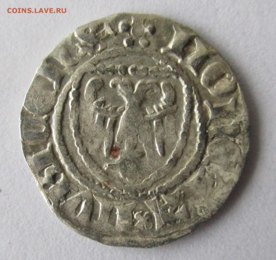 ЛЮБЕК виттен (4 пфеннига)  XIV век. Серебро. ОТЛИЧНЫЙ. - 004.JPG