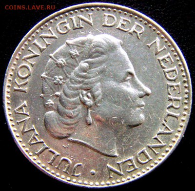 Серебряный голландский гульден 1967; до 22.03_22.04мск - 11120