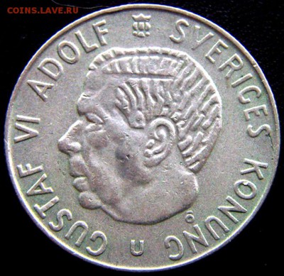 Отличная серебряная шведская крона 1963; до 22.03_22.08мск - 11122