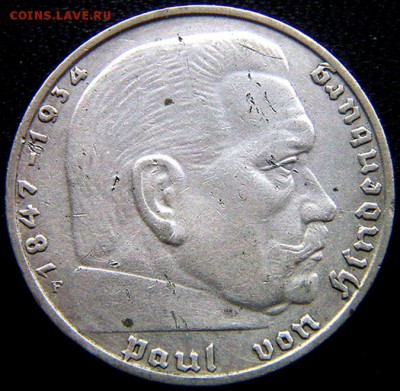 Германия. 3-й Рейх_2 рейхсмарки 1937(F); до 22.03_22.14мск - 11124