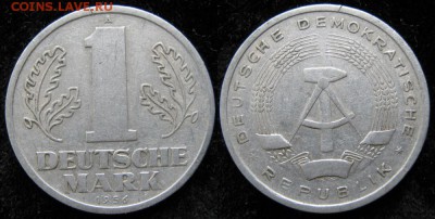 9.Разная инострань по фиксу - 9 26 ГДР 1 марка 1956    1245