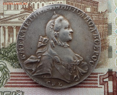1 рубль 1764 СПБ ЯI. На подлинность и оценку. - DSC07036_1