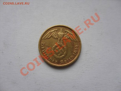 5 пфенингов. Германия. 1939D. До 27.10.2010 22:50 по Москве - 5 пф Германия 1939 - 2.JPG